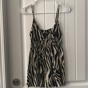 Zebra Tank Top